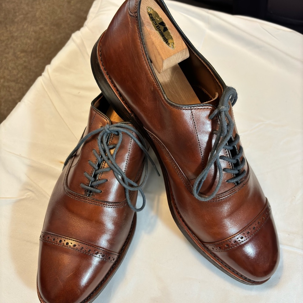 Allen Edmonds Fifth Avenue Brown Cap Toe 12eee